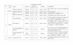 过程风险辨识清单（过程风险评估表怎么做）