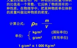 密度的推理过程（密度公式理解）