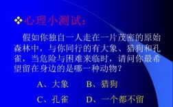 心理测试简要过程（心理测试的主要内容）