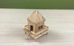 牙签房搭建过程（牙签房子模型制作教程）