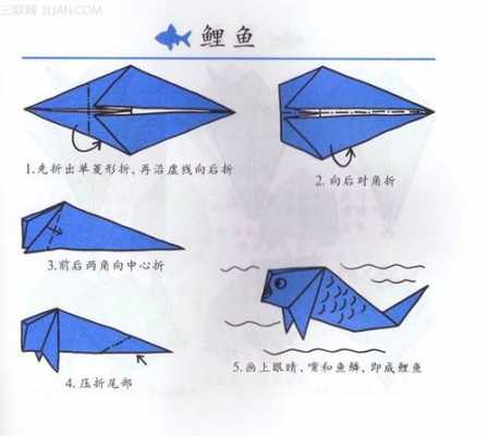 折纸鱼过程教案大班（关于折纸鱼的手工教案）-图2