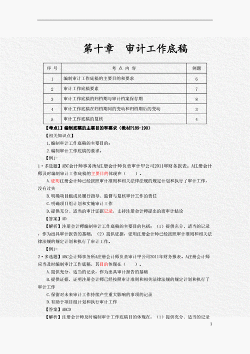 审计底稿审计过程（审计底稿审计过程包括哪些）-图1