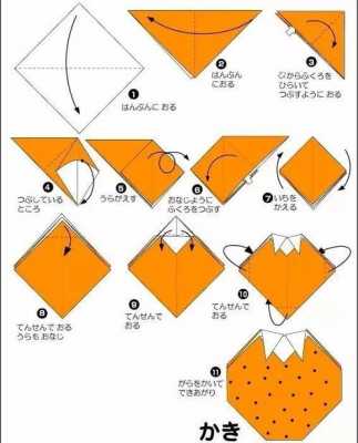 橘子折纸过程（怎么用纸折橘子）-图3