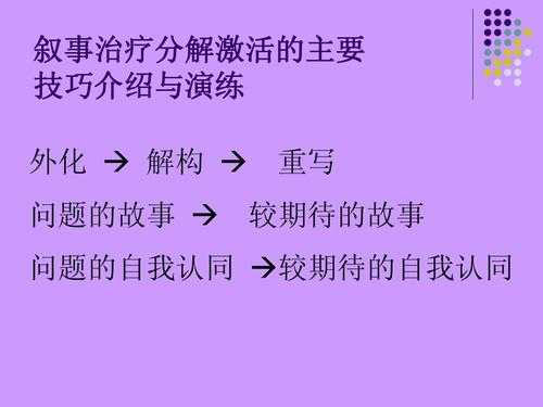 叙事治疗的过程（叙事治疗的过程有哪些）-图2