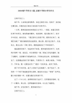 端午节的过程作文（端午节的过程作文150字）-图2