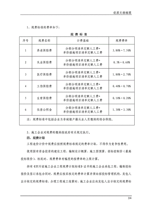 施工过程中规费（施工规费费率是多少）-图3