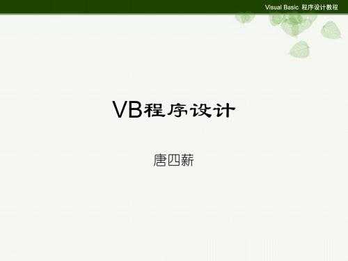 vb过程定义的要求（vb过程的定义和调用）-图3