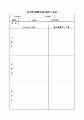 集体备课过程记录表（集体备课过程记录表怎么写）-图2