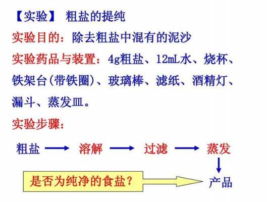 总结粗盐提纯过程（粗盐提纯的过程主要包括）-图2