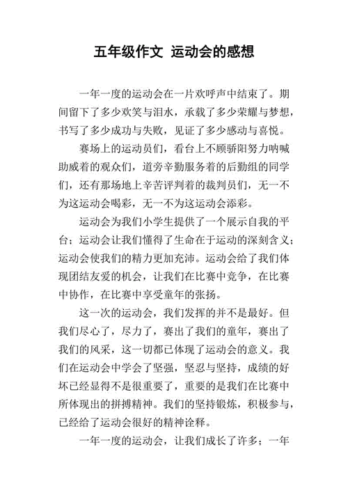 运动过程感悟（运动过程感悟50字）-图1