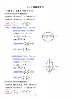 椭圆系数公式推导过程（椭圆系方程怎么推导）-图1