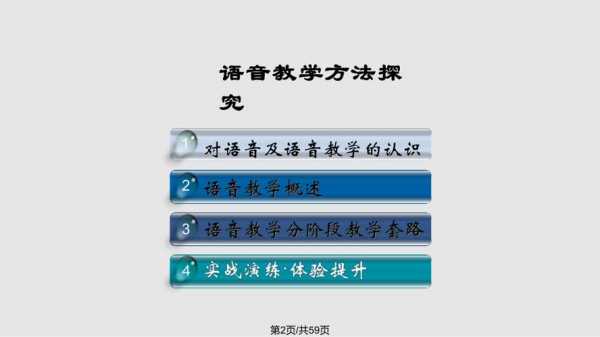 语音教学过程（语音教学阶段）-图1