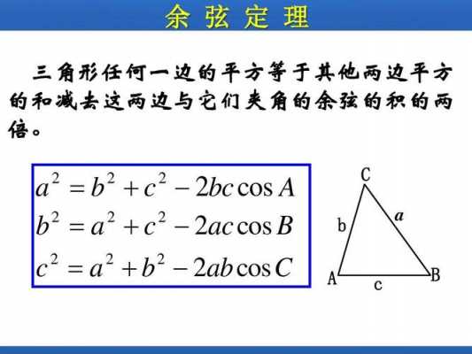 余弦和定理推导过程（余弦和定理推导过程的区别）-图2