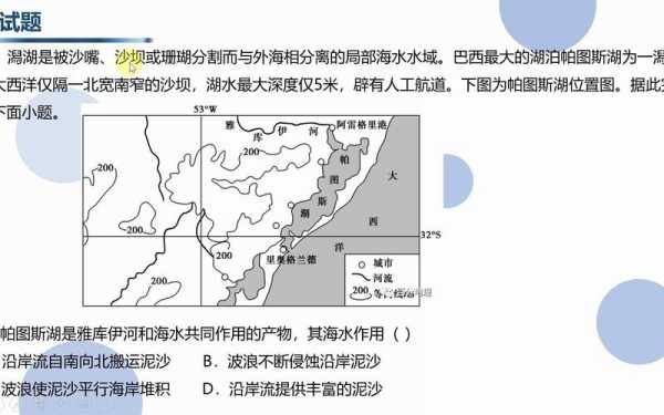 xie湖的形成过程（泻湖的形成过程示意图）-图2