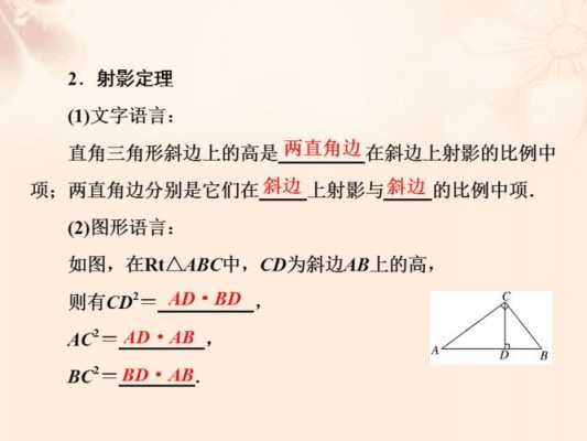 射影定理的证明过程（射影定理求证）-图2