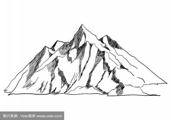 高山铅笔画过程（用铅笔画高山）-图1