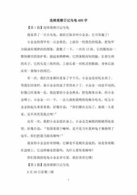 观察乌龟的过程（观察乌龟的过程记四年级下册）-图3