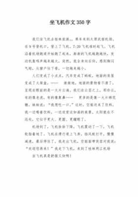 坐飞机过程作文（坐飞机的作文怎么写三百字）-图3