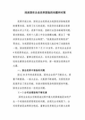 公司改革的过程（公司改革过程中存在的问题及对策）-图1