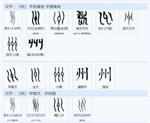 州演变过程（州字演变视频）-图1