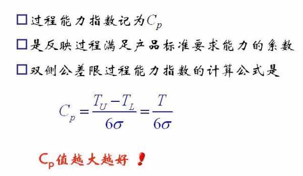 过程能力的表示（过程能力的计算公式）-图3