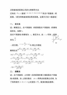 点到直线公式推导过程（点到直线公式怎么用）-图1