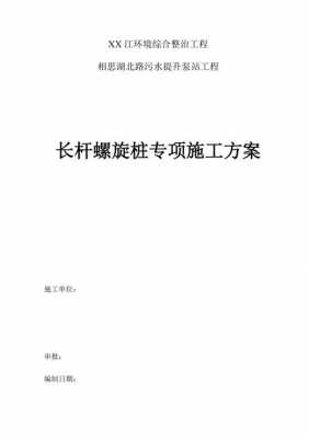 螺旋灌桩施工过程（螺旋钻孔灌注桩施工方案）-图3