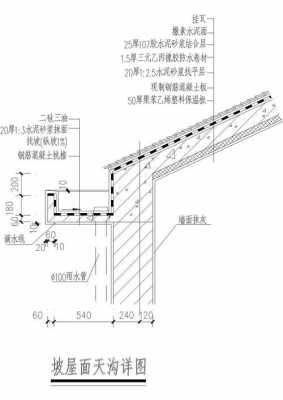 天沟尺寸计算过程（天沟计算公式）-图1