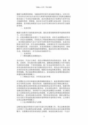 会计实习报告及过程（会计实习报告范文）-图2