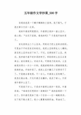 学菜的过程作文（学炒菜优秀作文600）-图3