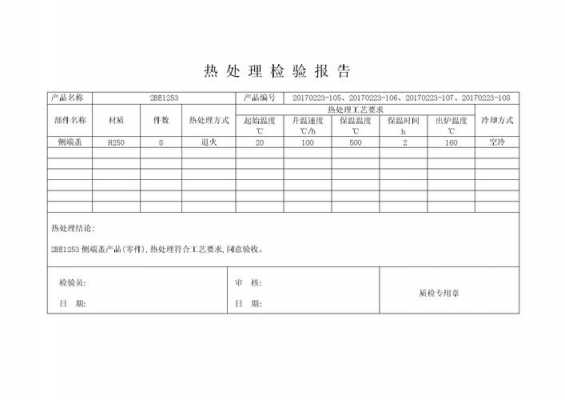 热处理过程报告（热处理报告怎么看）-图3