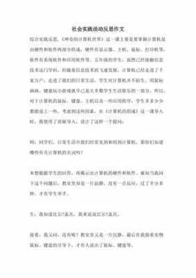 实践活动准备过程（实践活动准备过程,总结反思作文怎么写）-图3