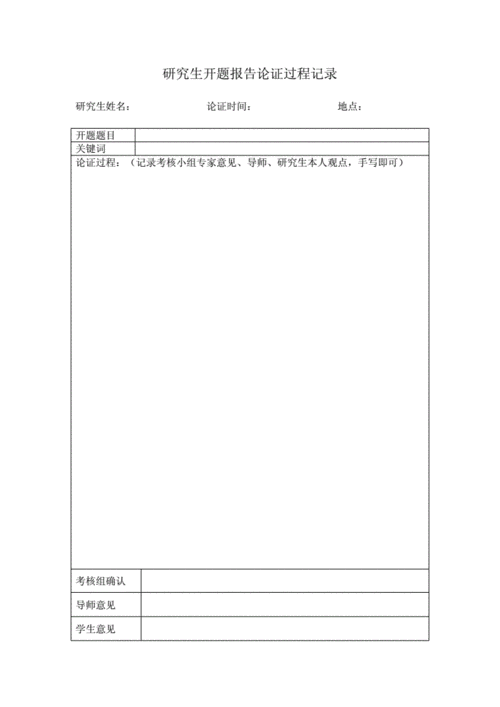 开题报告论证过程（开题报告论证会流程）-图2