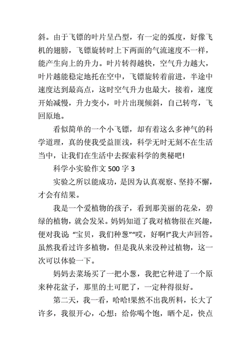 关于实验过程的故事（关于实验过程的片段）-图1