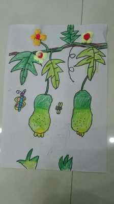 画黄瓜生长过程（黄瓜生长过程儿童画）-图1
