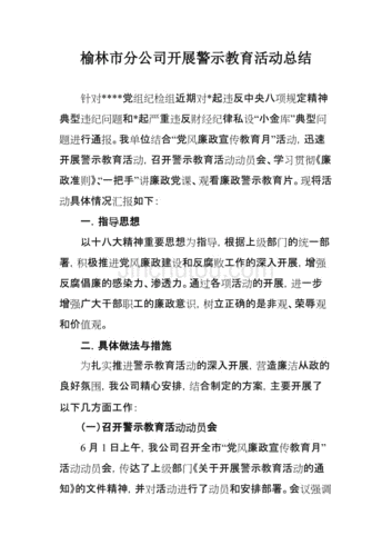 组织警示活动的过程（组织警示活动的过程怎么写）-图1