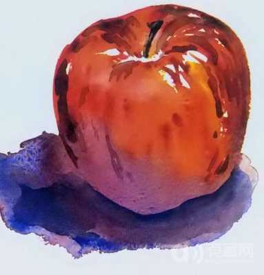 水彩苹果调色过程（水彩苹果调色过程图）-图2