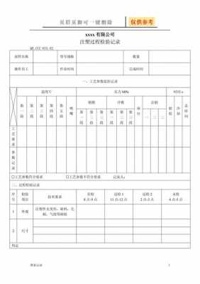 过程检（过程检验记录表模板）-图1