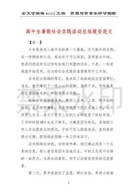 暑假实践过程简要总结（暑假实践活动总结怎么写）-图1