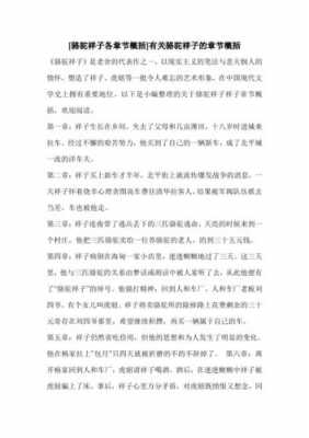 老舍骆驼祥子过程（老舍骆驼祥子文章）-图1