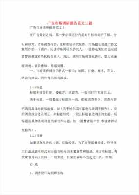 研究广告过程（广告研究报告范例）-图1