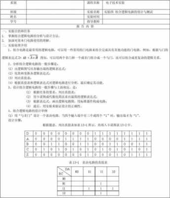 逻辑电路实验过程（逻辑电路实验报告）-图2