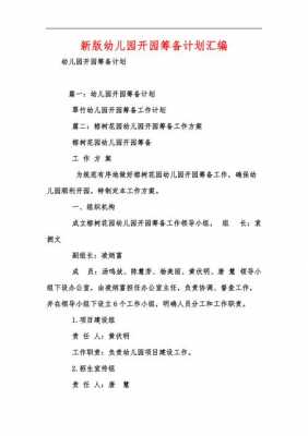 幼儿园筹备过程（幼儿园筹备方案）-图1