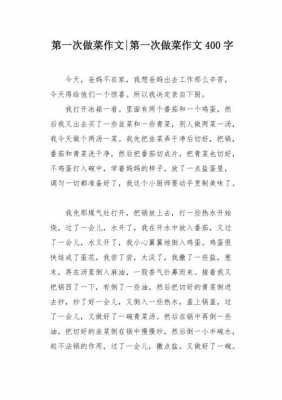 亲自做菜的过程（自己做菜的过程作文400字）-图3