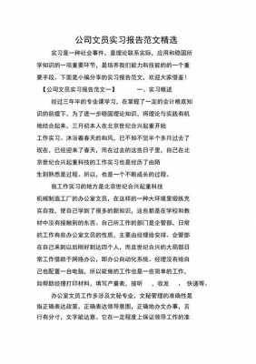 文员实习过程汇报的简单介绍-图2