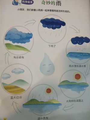 幼儿雨形成的过程（雨的形成过程图幼儿园讲解）-图1