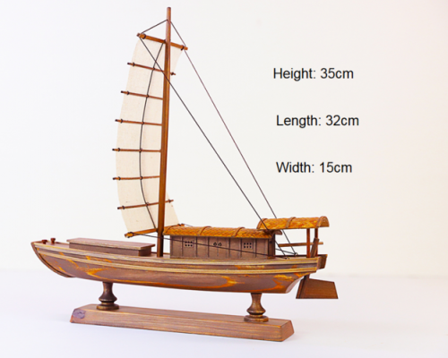 木质帆船模型制作过程（木头帆船模型）-图2