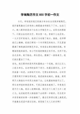 做陶艺的过程日记（关于做陶艺的作文400字以上）-图3