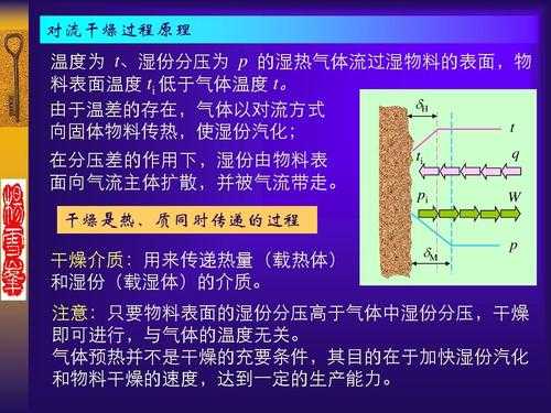 简述对流干燥的过程（对流干燥进行的必要条件和过程特点是什么）-图1