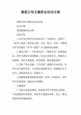 主题是感恩班会过程（感恩主题班会活动方案）-图3